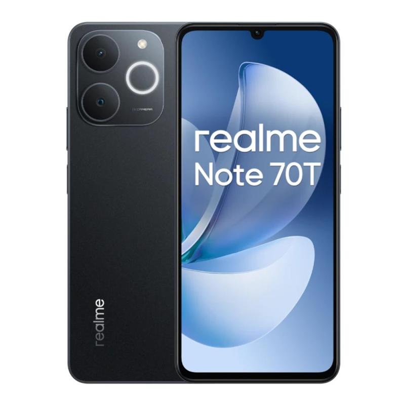 Movil realme note 70t 4 - 256gb negro