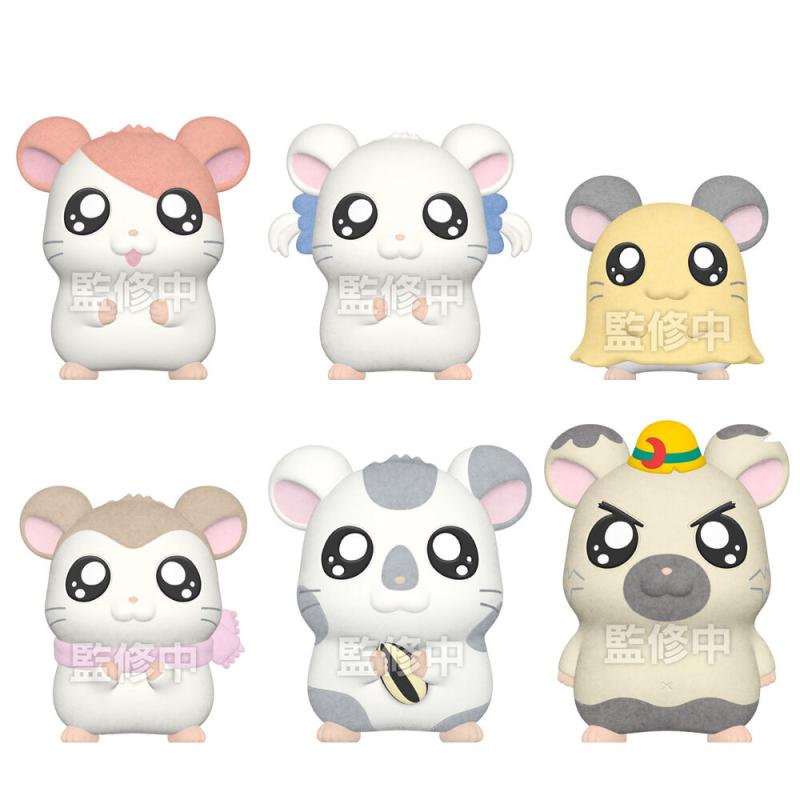 Hamtaro flocked doll