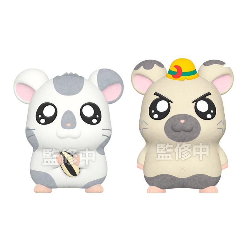 Hamtaro flocked doll