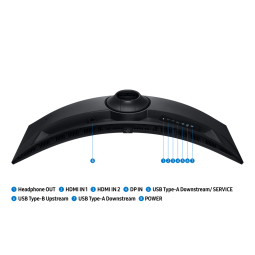 Monitor curvo gaming samsung ls49fg916euxen 49 pulgadas dqhd 144hz