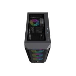 Caja ordenador gaming nfortec krater x e - atx argb cristal templado negra