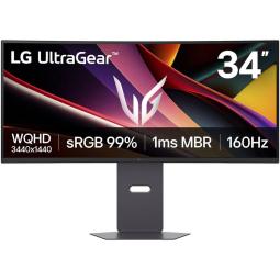 Monitor curvo gaming lg 34g600a - b 34 pulgadas wqhd 160hz