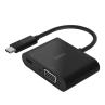 Adaptador usb tipo c a usb tipo c - vga belkin macho - hembra - negro