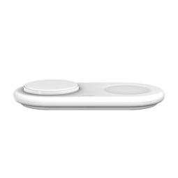 Base de carga inalambrica doble belkin wiz021vfwh blanca
