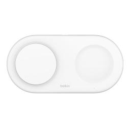 Base de carga inalambrica doble belkin wiz021vfwh blanca