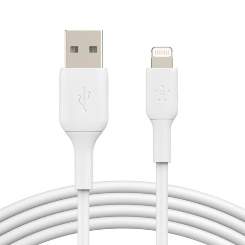 Cable lightning a usb tipo a belkin 1m - macho - macho - blanco