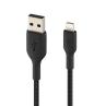 Cable belkin caa002bt1mbk lightning usb - a trenzado boost charge 1m negro