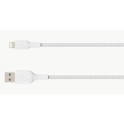 Cable lightning a usb tipo a belkin 1m - macho - macho - blanco