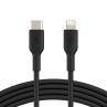 Cable lightning a usb tipo c belkin 1m - macho - macho - negro
