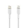 Cable lightning a usb tipo c belkin 1m - macho - macho - blanco