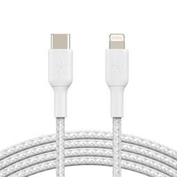 Cable lightning a usb tipo c belkin 1m - macho - macho - blanco
