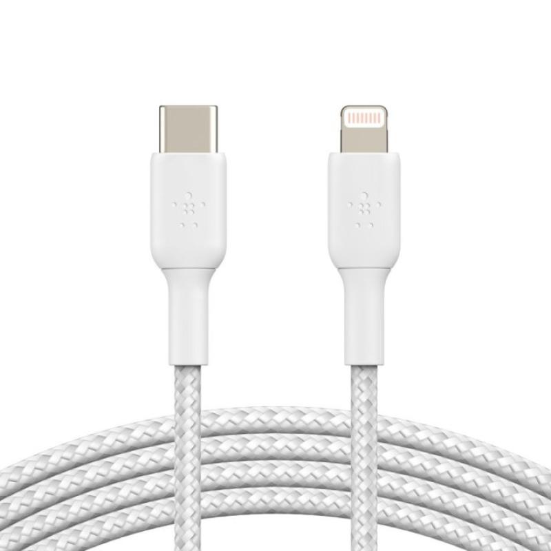 Cable lightning a usb tipo c belkin 1m - macho - macho - blanco