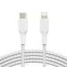 Cable lightning a usb tipo c belkin 1m - macho - macho - blanco