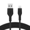 Cable lightning a usb tipo a belkin 1m - macho - macho - negro