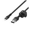 Cable lightning a usb tipo a belkin 3m - macho - macho - negro