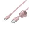 Cable usb tipo c a usb tipo a belkin 1m - macho - macho - rosa