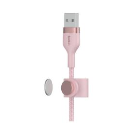 Cable usb tipo c a usb tipo a belkin 1m - macho - macho - rosa