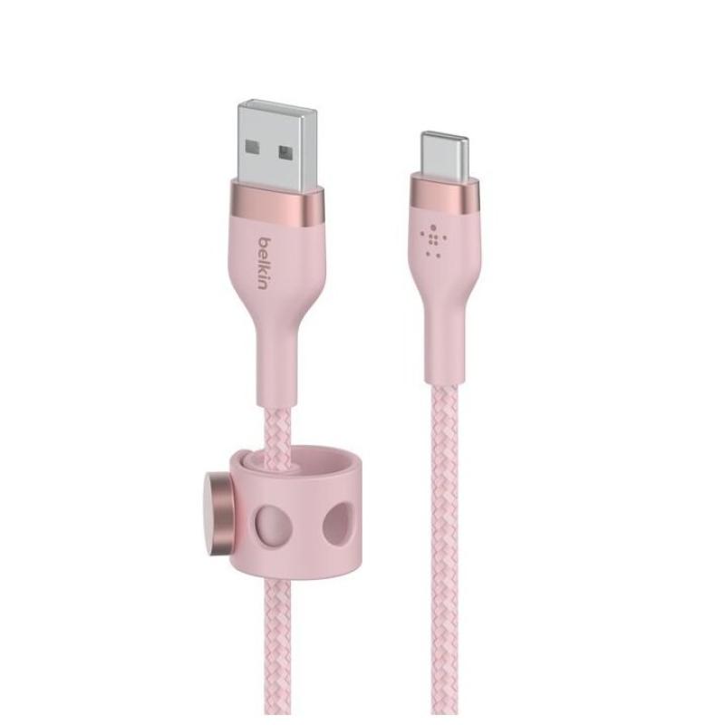 Cable usb tipo c a usb tipo a belkin 1m - macho - macho - rosa