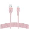 Cable usb tipo c a usb tipo a belkin 1m - macho - macho - rosa