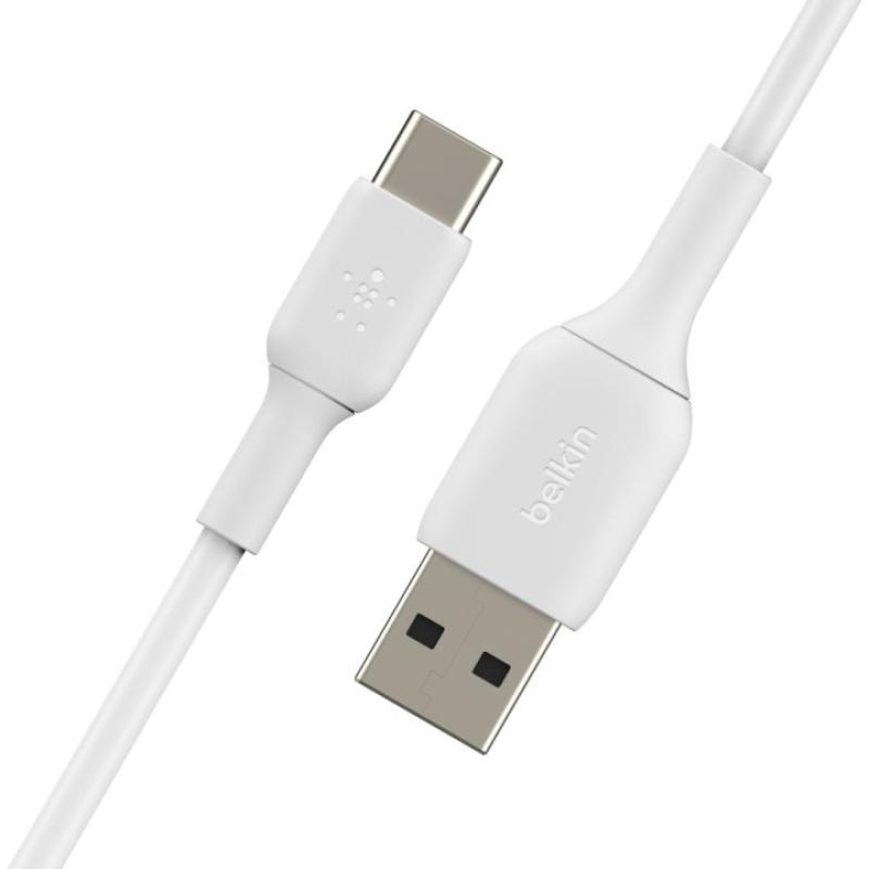 Cable usb tipo c a usb tipo a belkin 1m - macho - macho - blanco