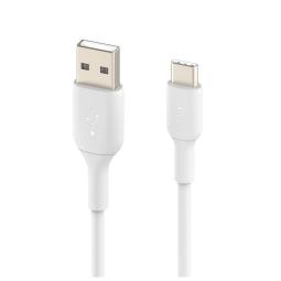Cable usb tipo c a usb tipo a belkin 1m - macho - macho - blanco 2 unidades