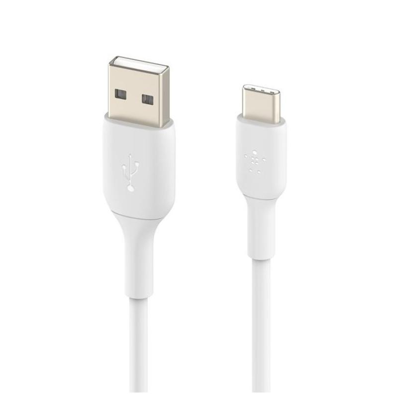 Cable usb tipo c a usb tipo a belkin 1m - macho - macho - blanco 2 unidades