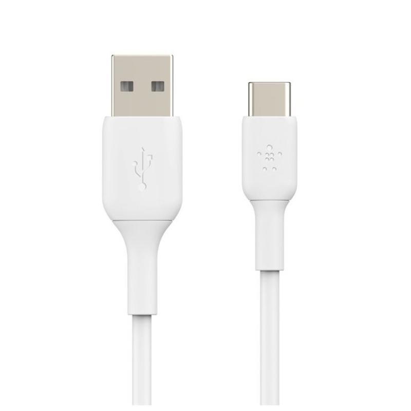 Cable usb tipo c a usb tipo a belkin 1m - macho - macho - blanco 2 unidades