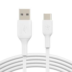 Cable usb tipo c a usb tipo a belkin 1m - macho - macho - blanco