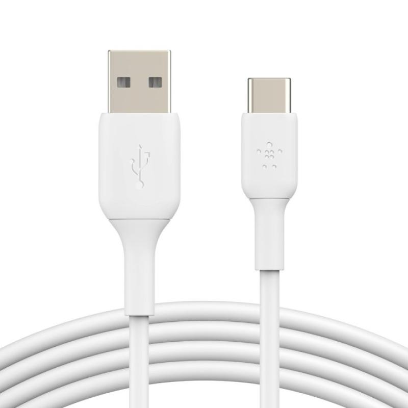 Cable usb tipo c a usb tipo a belkin 1m - macho - macho - blanco