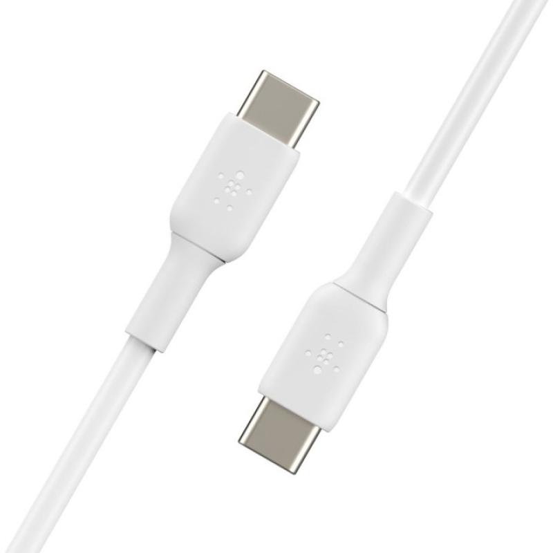 Cable usb tipo c belkin 1m - macho - macho - blanco