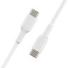 Cable usb tipo c belkin 1m - macho - macho - blanco