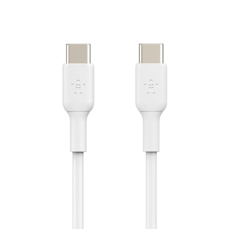Cable usb tipo c belkin 1m - macho - macho - blanco