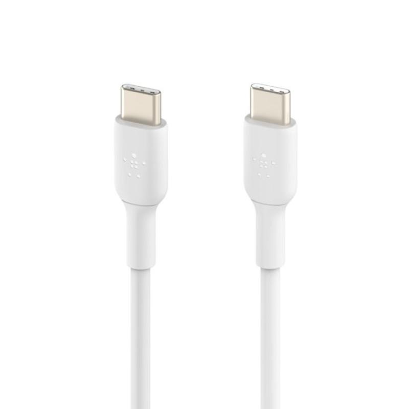 Cable usb tipo c belkin 1m - macho - macho - blanco