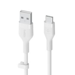 Cable usb tipo c a usb tipo a belkin 2m - macho - macho - blanco