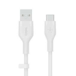 Cable usb tipo c a usb tipo a belkin 2m - macho - macho - blanco