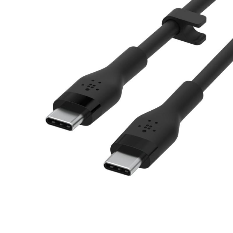 Cable usb tipo c belkin 1m - macho - macho - pack 2 blanco - negro