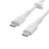 Cable usb tipo c belkin 1m - macho - macho - pack 2 blanco - negro