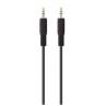 Cable jack 3.5mm belkin 1m - macho - macho - negro
