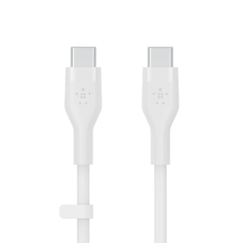 Cable usb tipo c belkin 1m - macho - macho - pack 2 blanco - negro