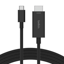 Cable usb tipo c a hdmi belkin 2m - macho - macho - negro