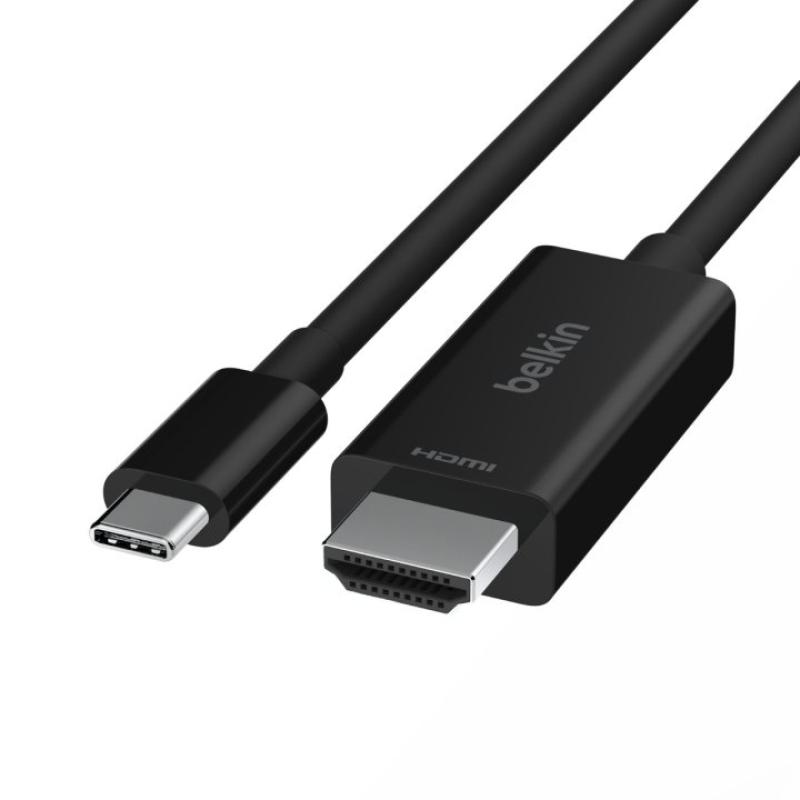 Cable usb tipo c a hdmi belkin 2m - macho - macho - negro