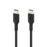 Cable usb tipo c belkin 1m - macho - macho - negro