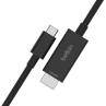 Cable usb tipo c a hdmi belkin 2m - macho - macho - negro