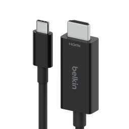 Cable usb tipo c a hdmi belkin 2m - macho - macho - negro