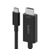 Cable usb tipo c a hdmi belkin 2m - macho - macho - negro