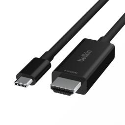 Cable usb tipo c a hdmi belkin 2m - macho - macho - negro