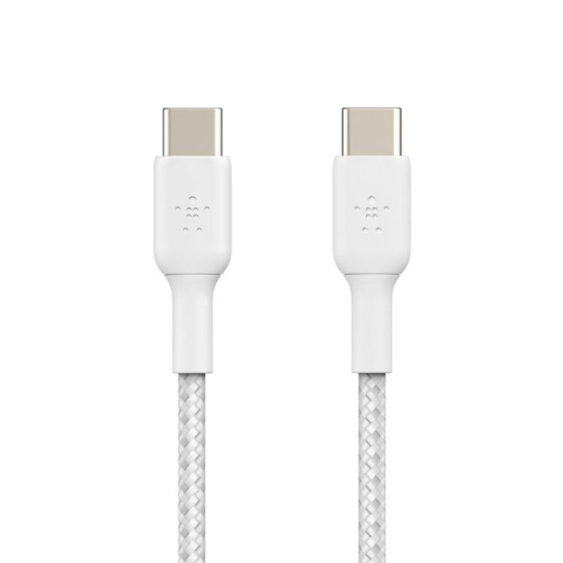 Cable usb tipo c belkin 1m - macho - macho - blanco
