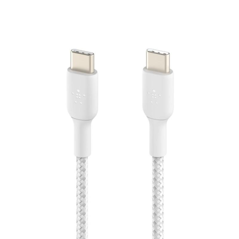 Cable usb tipo c belkin 1m - macho - macho - blanco