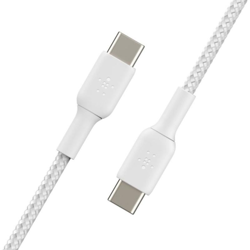 Cable usb tipo c belkin 1m - macho - macho - blanco