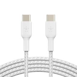Cable usb tipo c belkin 1m - macho - macho - blanco